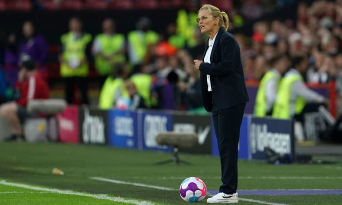 England coach Sarina Wiegman